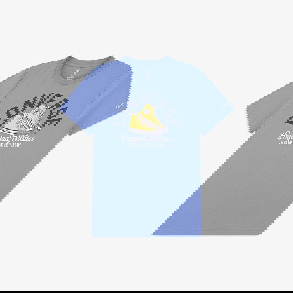 Converse Retro Remix Çocuk Mavi T-Shirt